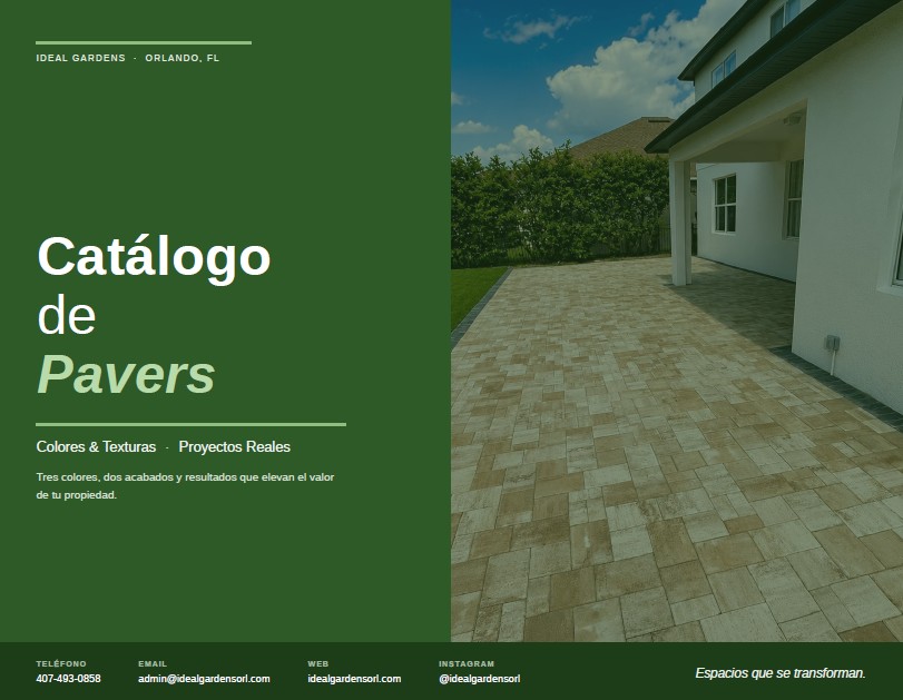 Catálogo de Pavers