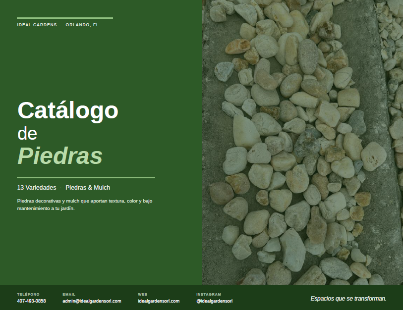 Catálogo de Piedras